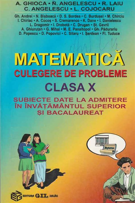 Culegere De Probleme Matematica Clasa X Gheorghe Andrei