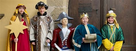 Sternsinger Zu Besuch Bei Graf Luckner Und Der Chamer Innenstadt