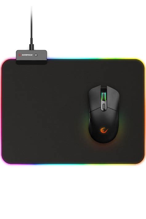 Rampage Mp Siyah Mm Rgb Ledli Gaming Mouse Pad Fiyat