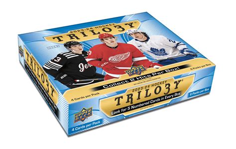 2023 24 Upper Deck Trilogy Hockey Hobby Box Presell Da Card World