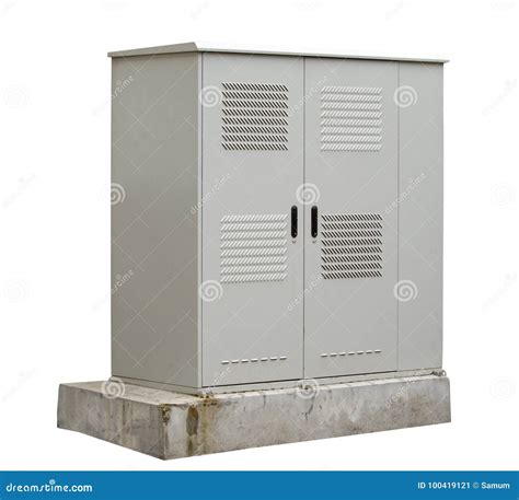 Outdoor Cabinet For Electrical Equipment Royalty-Free Stock Photo ...