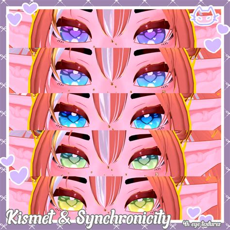 ა ♡🌷 Kismet And Synchronicity 🌷໒꒱ ‧₊˚ 🌷 Heart Eye Textures Free 🌷 Vrchat