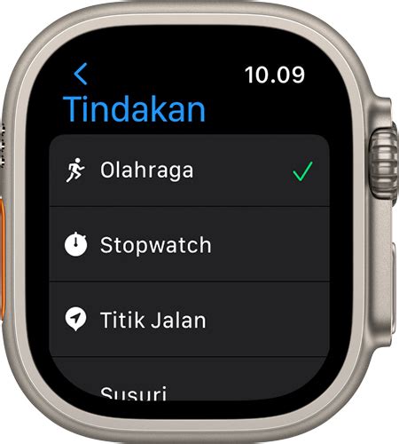 Menggunakan Tombol Tindakan Di Apple Watch Ultra Apple Support ID