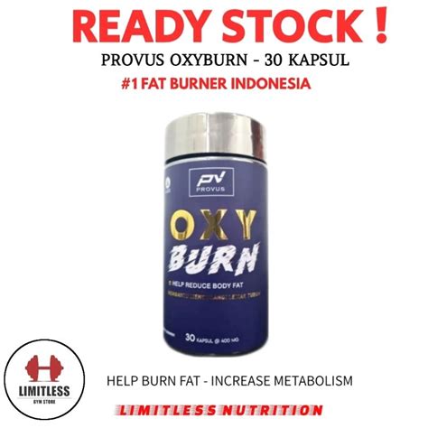 Jual Pv Oxyburn Fat Burner 30 Kapsul Pembakar Lemak Oxy Burn Capsule