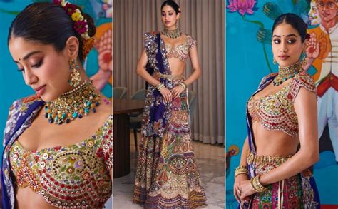 Janhvi Kapoor S Mesmerising Look At Anant Ambani S Mehendi Ceremony