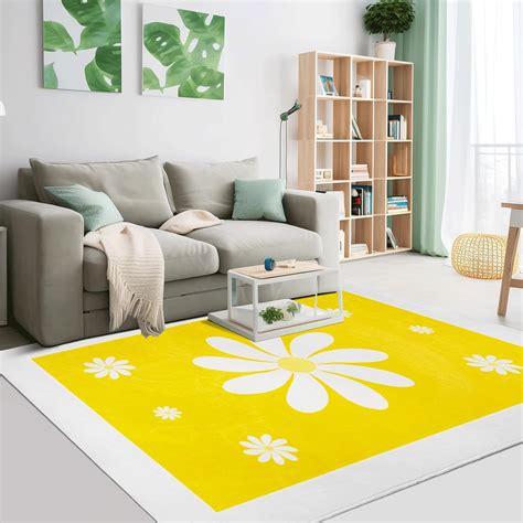 Amazon Akasisrug Fresh Daisy Flower Area Rug Ftsuper Soft