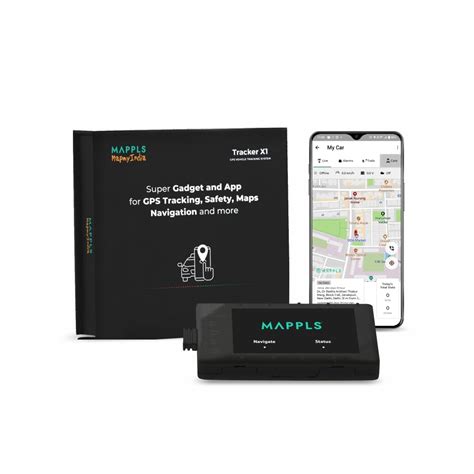 Mappls MapmyIndia X1 GPS Tracker For Car Free 1 Year Subscription