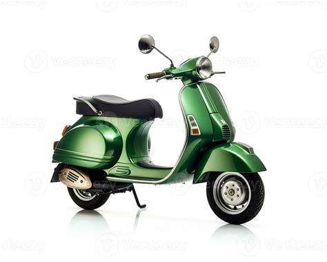 Vespa On White Background Generative Ai Stock Photo At Vecteezy