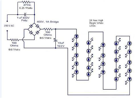 Schematic Of Led Simple Led Circuit Diagram