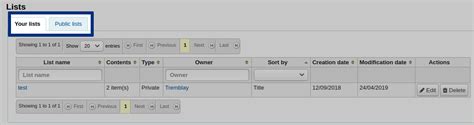 list_tabs | Solutions inLibro inc.