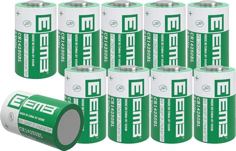 EEMB CR 1 2 AA Series Lithium 3 V 900 MAh Cylindrical Battery CR14250BL