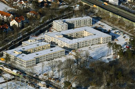 Luftbild Bernau Winterluftbild Baustelle Zum Neubau Einer