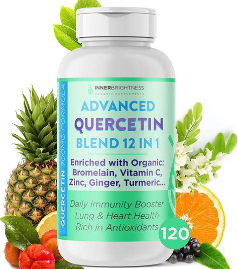 Buy Inner Brightness Advanced Organic Quercetin With Bromelain Mg