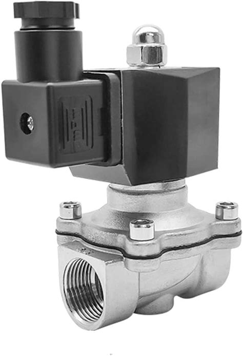 34 Stainless Steel 220v Water Solenoid Valve Normally Closed Dn20 Waterproof Solenoid Valve