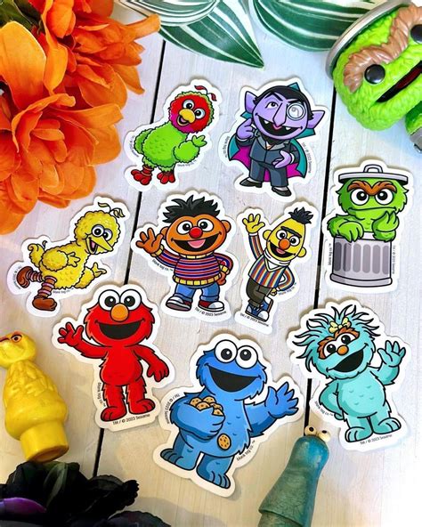 Officially Licensed Sesame Street Stickers 😍 Rstickers