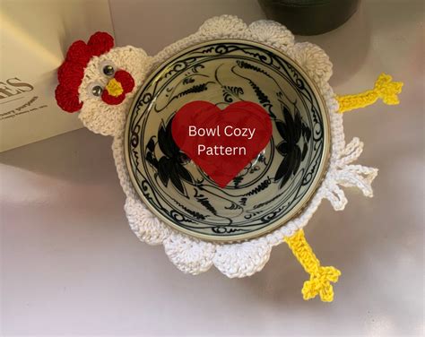 Chicken Bowl Cozy Crochet Pattern Etsy