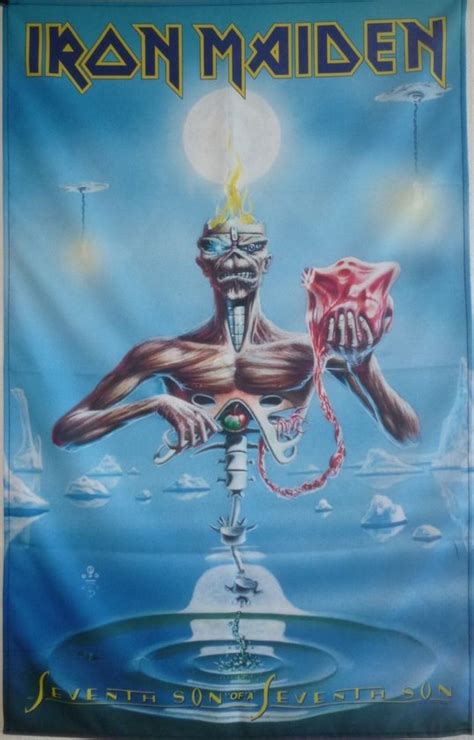 Iron Maiden Textiel Poster Flag Seventh Son Multicolours