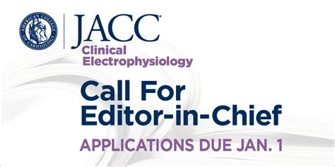 JACC Journals On Twitter Last Call For JACCCEP Editor In Chief