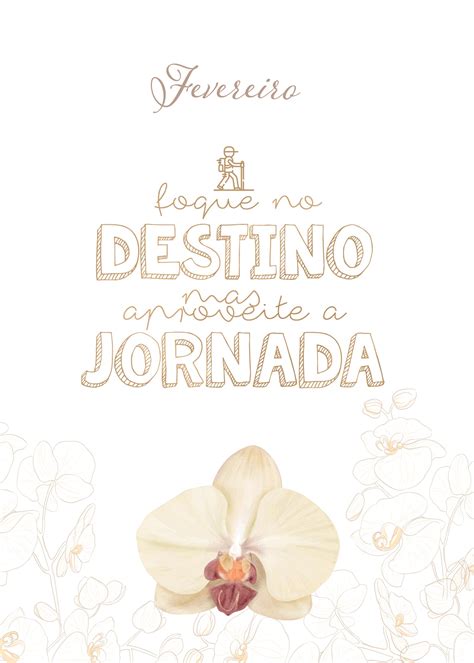 Planner Orquidea Fevereiro Capa Fazendo A Nossa Festa