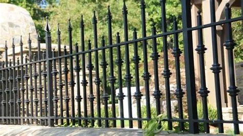 27 Wrought Iron Fence Design Ideas Photo Gallery Home Awakening