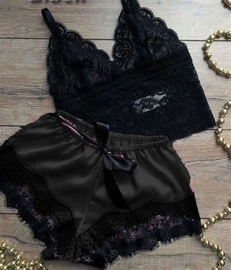 Baby Doll Sexy Black Lingerie Feminina Nunca Usado Enjoei