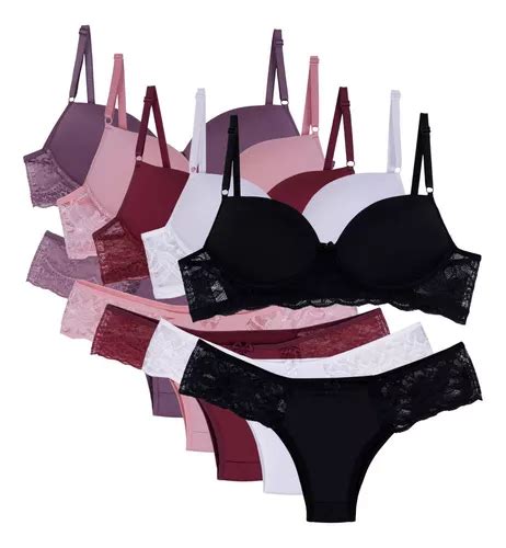 Langerie Femininas Lingerie Atacado Kit C Conjuntos Frete Gr Tis