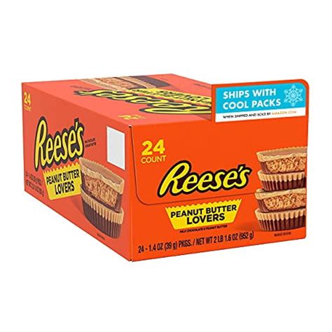 REESE'S Peanut Butter Lovers Milk Chocolate Peanut Butter Cups Candy ...