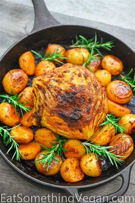 Whole Roasted Cabbage Eat Something Vegan