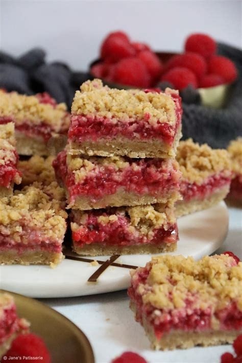 Raspberry Crumble Bars Jane S Patisserie