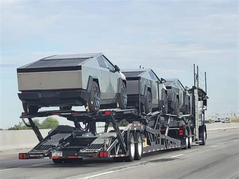 Cybertrucks Spotted Charging At Giga Texas Tesla Fremont Factory