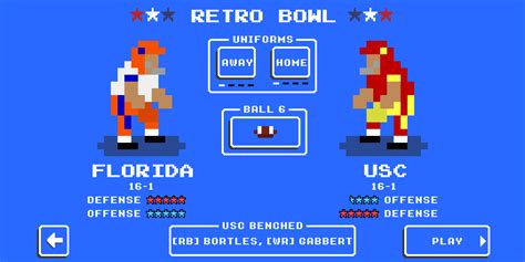 A Retro Bowl with the two best teams? After 10 straight R.Bs playing 10 wins or worse wild card ...