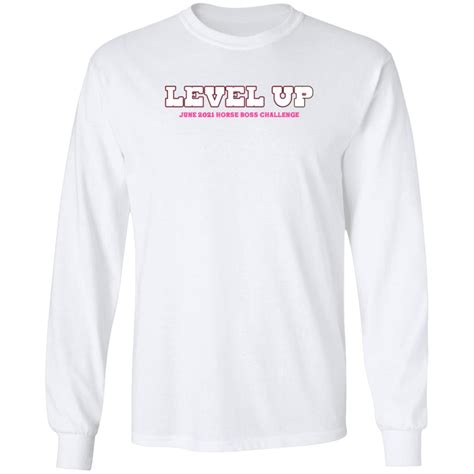 Fallon Taylor Merch Level Up June 2021 Horse Boss Challenge Tee Shirt