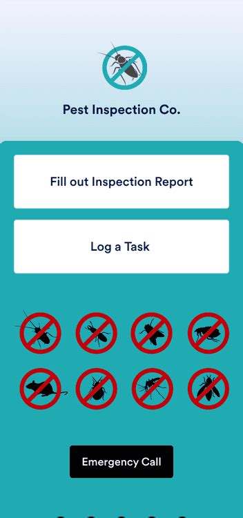 Pest Control Inspection App Template Jotform