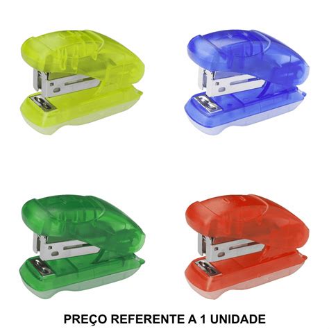 Mini Grampeador 12 Folhas BRW