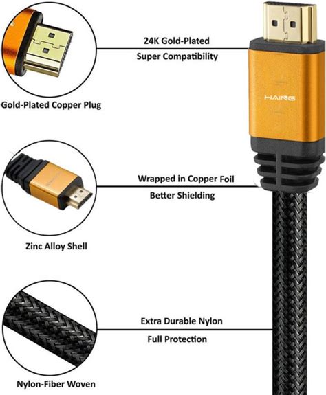 Haing High Quality Braided Hdmi Cable Amman Jordan Pccircle