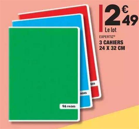 Promo Cahiers X Cm Expertiz Chez Aldi Icatalogue Fr