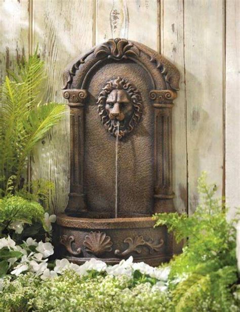 Lion Wall Fountains Outdoor Fountain Design Ideas Outdoor Wall