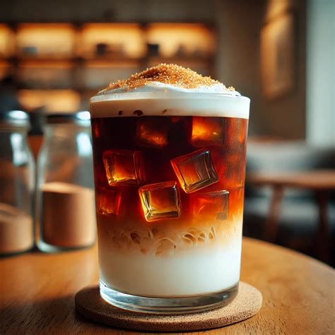 Layered Iced Brown Sugar Tea Latte