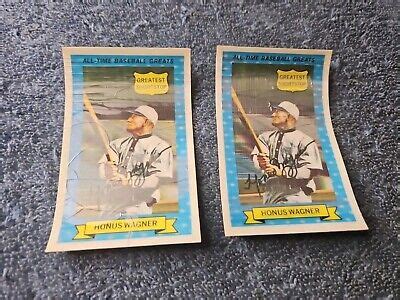 Kelloggs All Time Baseball Greats Honus Wagner Pittsburgh Pirates