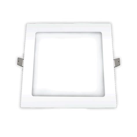 Plafon Led De Embutir 12w 6500k Bivolt Quadrado Superled Ourolux Os