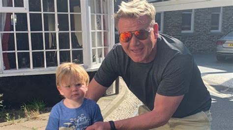 Gordon Ramsay S Baby Son Oscar Rocks A Man Bun HELLO