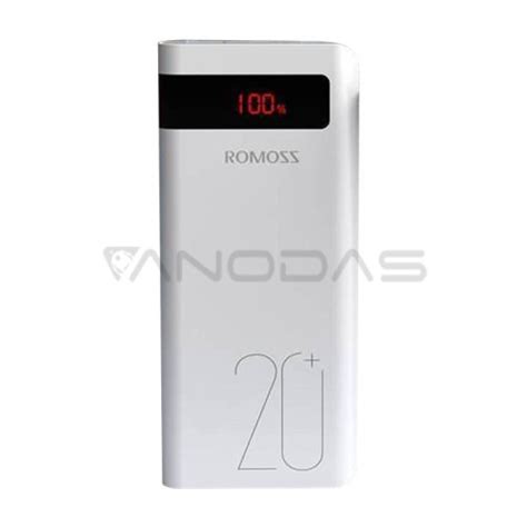 Romoss Sense Powerbank 6PS 20000mAh Balta