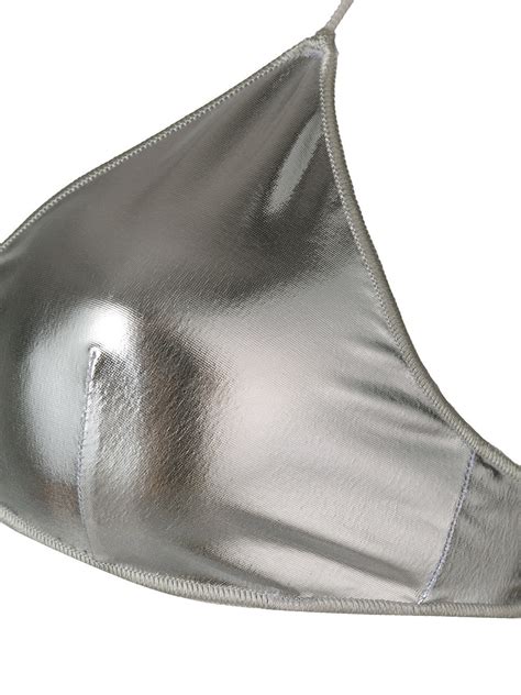 Oseree Metallic Bikini Farfetch Lookastic