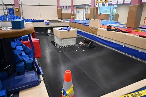 Gymnastics Pit Receives Overhaul Upgrade Wilmette Park District