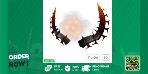 Buy Item Fiery Horns Of The Netherworld Roblox Limited Most Complete