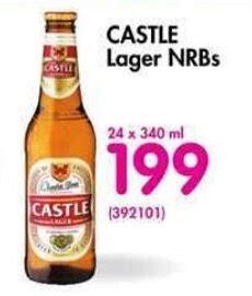 Castle Lager NRBs 24 X 340ml Offer At Makros Liquor