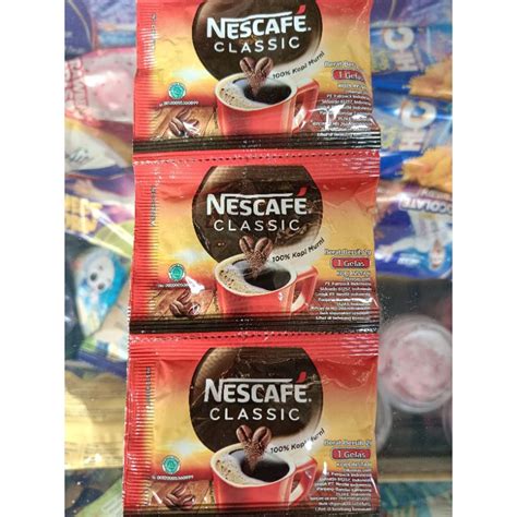 Jual Kopi Nescafe Classic Sachet 1 Renceng Shopee Indonesia