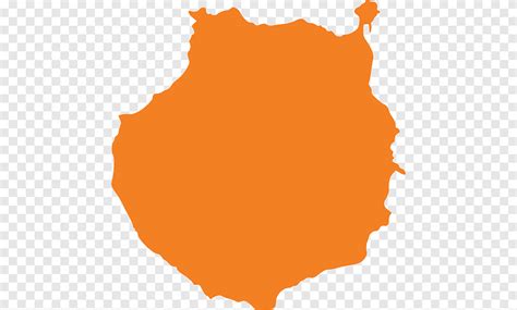 Mapa Gran Canaria Mapa Naranja Reino Libre Png Pngegg