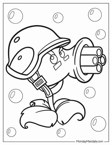 34 Plant Vs Zombies Coloring Pages Free Pdf Printables Artofit