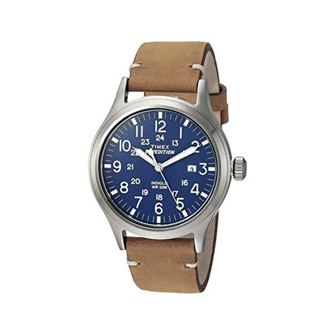 Reloj Para Hombre Timex Expedition Scout Color Bronceado Azul